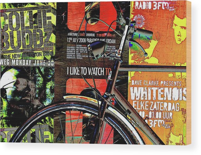 Bicycles Wood Print featuring the photograph I Like To Ride by Edward Shmunes