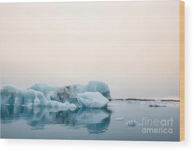 Iceberg Wood Print featuring the photograph Iceberg by Gal Gross