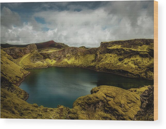 Iceland Wood Print featuring the photograph Icelandic highlands in summer by Yancho Sabev Art