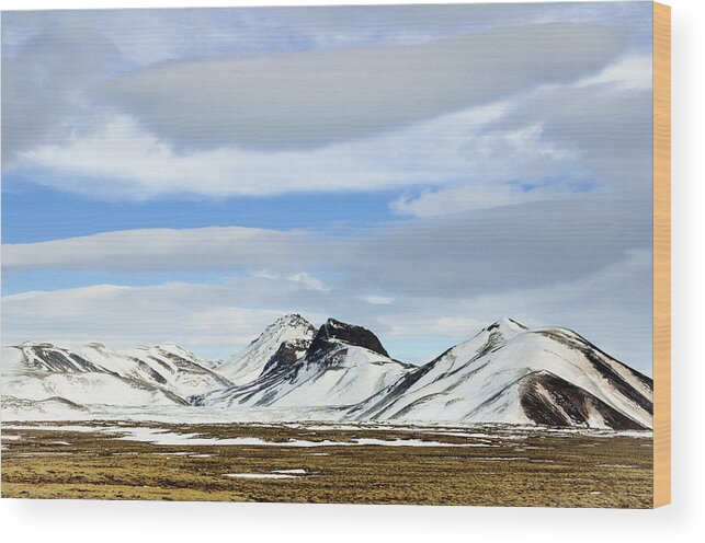 Iceland Wood Print featuring the photograph Icelandic Wilderness by Geoff Smith