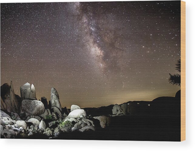 Astrophotography Wood Print featuring the photograph Illuminati 3 by Ryan Weddle