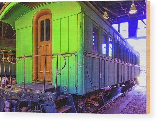 Old Wood Print featuring the photograph Immigrant Passenger Car by Garry Gay