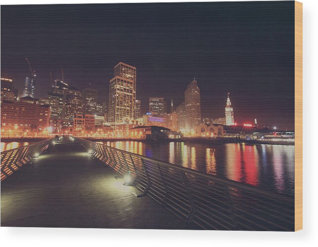 San Francisco Wood Print featuring the photograph In a Heartbeat by Laurie Search