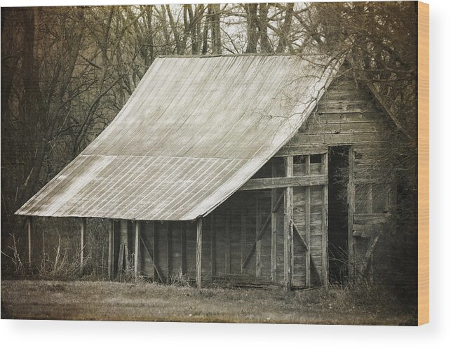 Barn Wood Print featuring the photograph In the Niche of Time by Jeff Mize