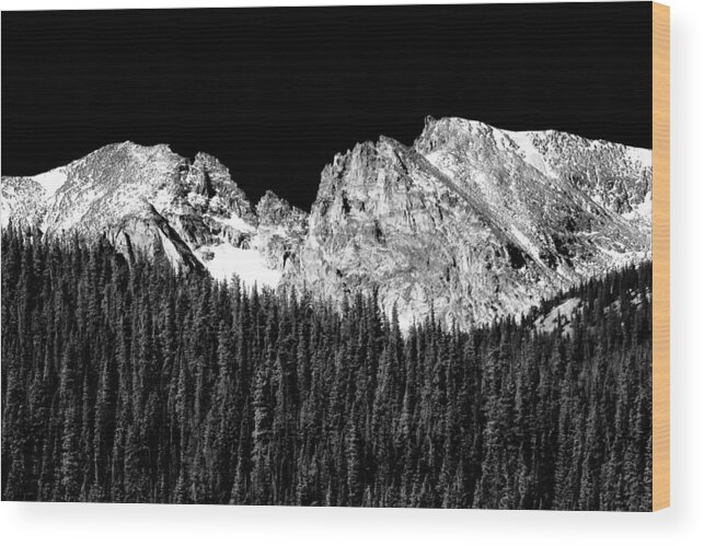 Indian Peaks Wood Print featuring the photograph Indian Peaks - Continental Divide by James BO Insogna