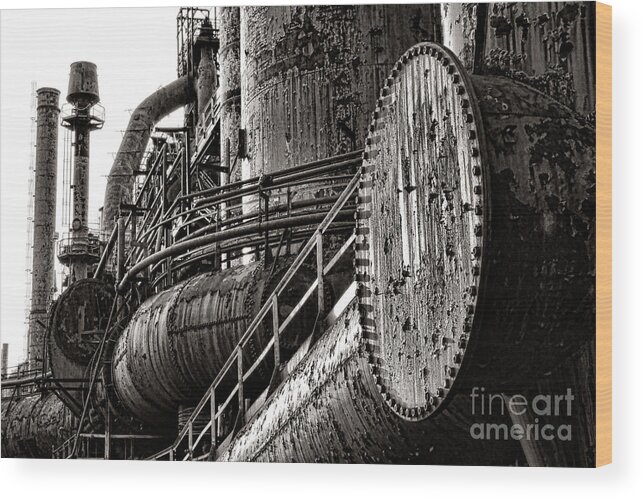 Bethlehem Wood Print featuring the photograph Industrial Heritage by Olivier Le Queinec