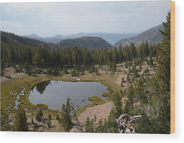 Elko Nevada Landscape Photography Wood Print featuring the photograph Jarbidge Lake by Jenessa Rahn