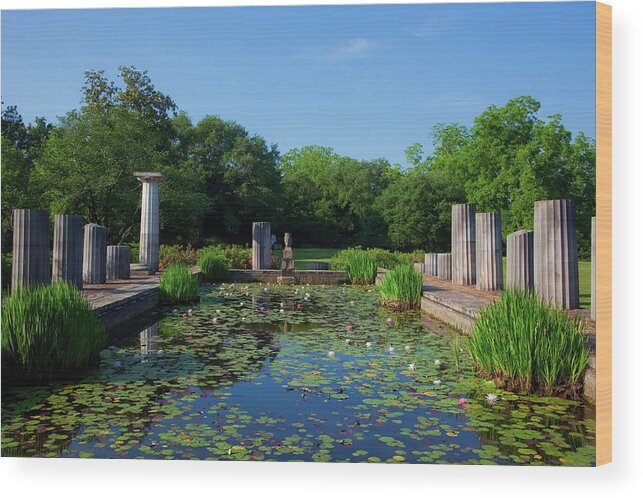 Jasmine Hill Gardens Wood Print featuring the photograph Jasmine Hill Gardens by Mountain Dreams