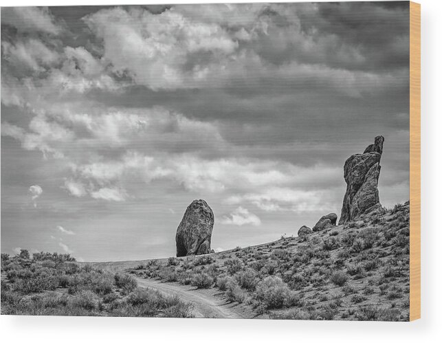 Alabama Hills Wood Print featuring the photograph Judgement by Peter Tellone