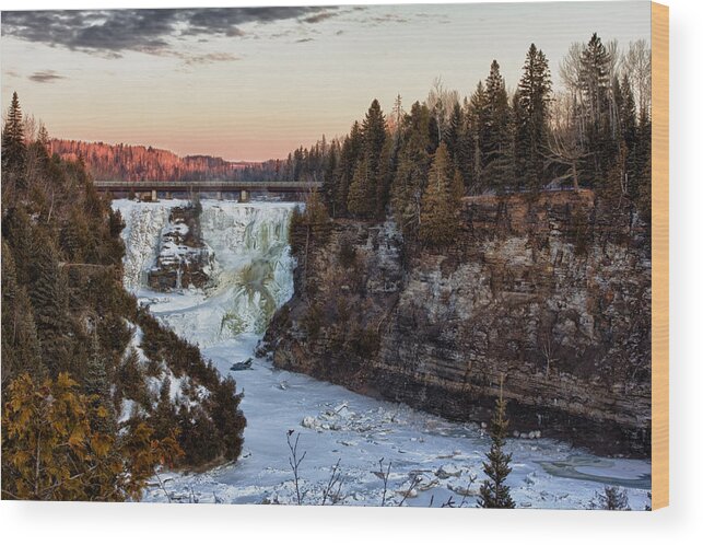 Kakabeka Falls Wood Print featuring the photograph Kakabeka Falls by Jakub Sisak