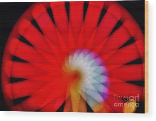 Kaleidoscope Wood Print featuring the photograph Kaleidoscope6 by Merle Grenz