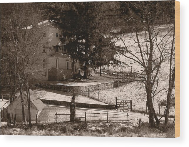 Andrew Wood Print featuring the photograph Karl Kuerner Farm by Gordon Beck