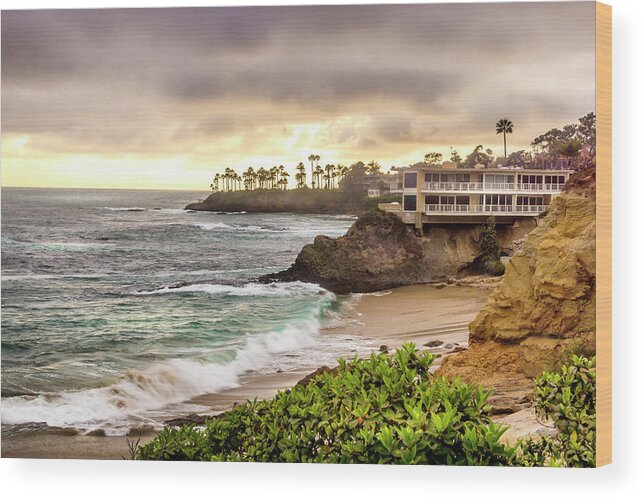Beach Wood Print featuring the photograph Laguna Beach, California 4 by Donald Pash