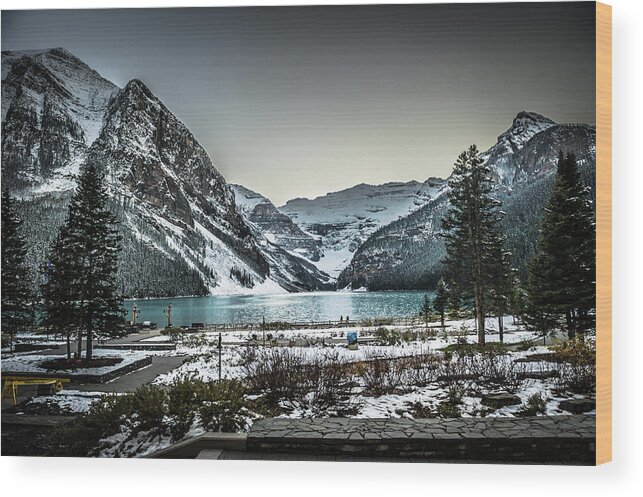  Wood Print featuring the photograph Lake Louise by Bill Howard