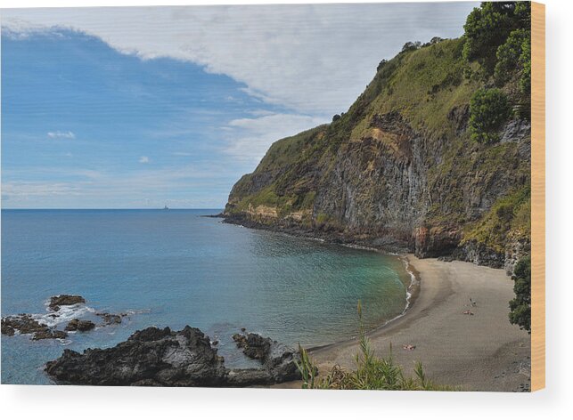 Acores Wood Print featuring the photograph Landscapes-46 by Joseph Amaral