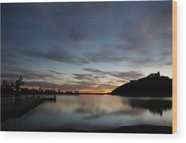 Sunset Wood Print featuring the photograph Last Light by Margaret Pitcher