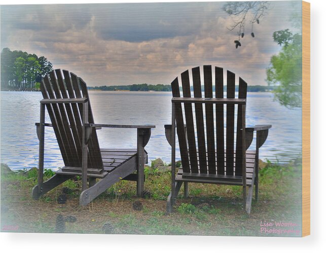 Lake Murray Sc Wood Print featuring the photograph Lazy Afternoon by Lisa Wooten