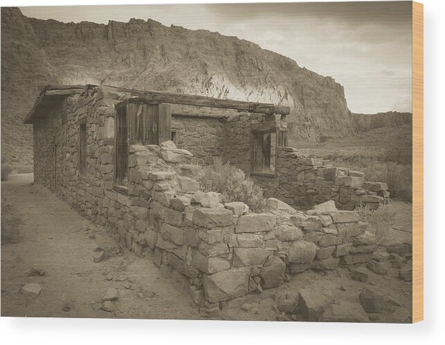Arizona Wood Print featuring the photograph Lees Fort by Teresa Wilson