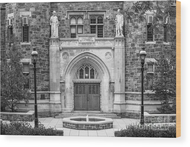 Bethlehem Wood Print featuring the photograph Lehigh University Packard Lab by University Icons