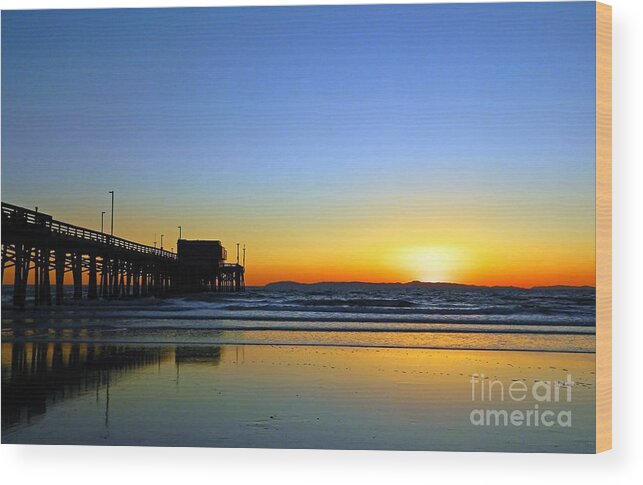 Newport Beach Wood Print featuring the photograph Lets Enjoy by Everette McMahan jr