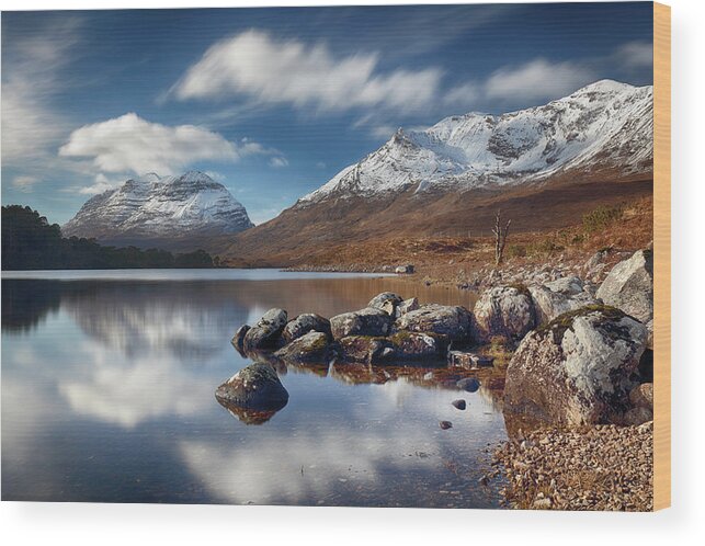 Liathach Wood Print featuring the photograph Liathach by Grant Glendinning