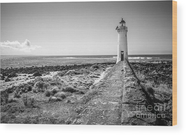 Australia Wood Print featuring the photograph Lighthouse Morning by Perry Webster