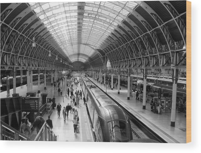 Station Wood Print featuring the photograph Liverpool Street Station by Jolly Van der Velden