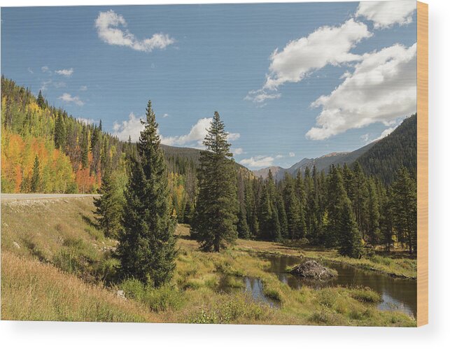 Loveland Pass Wood Print featuring the photograph Loveland Pass in the Fall by John Daly