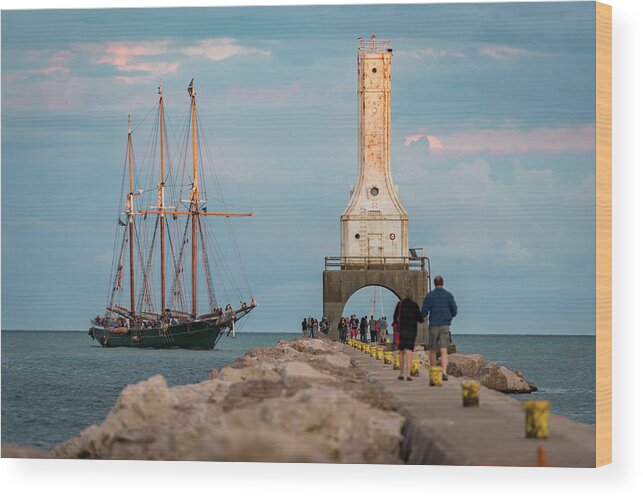 Port Wood Print featuring the photograph Loving Port by James Meyer