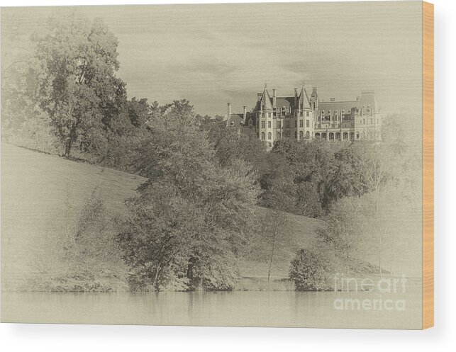 Biltmore Wood Print featuring the photograph Majestic Biltmore Estate by Dale Powell