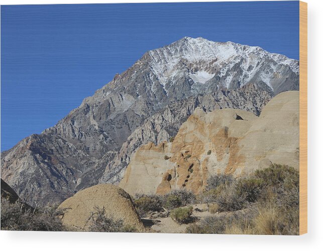 Rugged Wood Print featuring the photograph Majestic Mount Tom by Tammy Pool