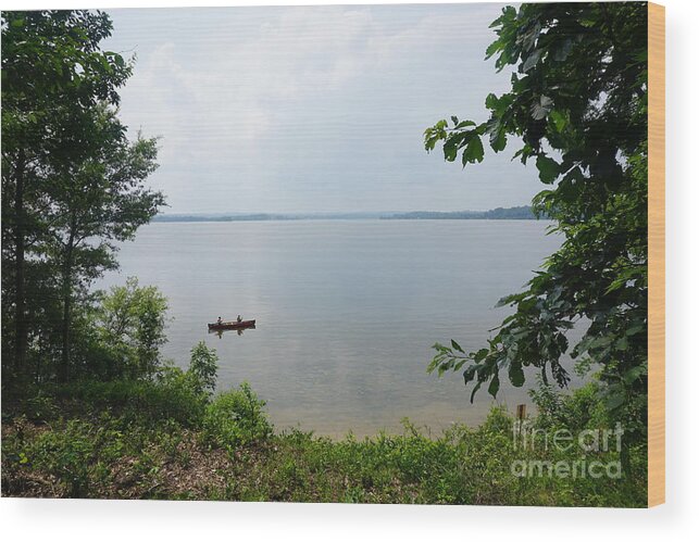 Mason Neck Wood Print featuring the photograph Mason Neck Virginia by Jimmy Clark