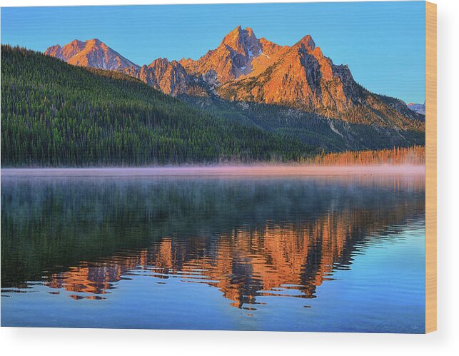 Mcgown Peak Wood Print featuring the photograph McGown Alpenglow by Greg Norrell