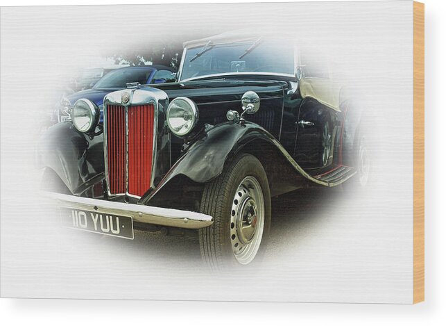 Cars Wood Print featuring the photograph MG by Richard Denyer