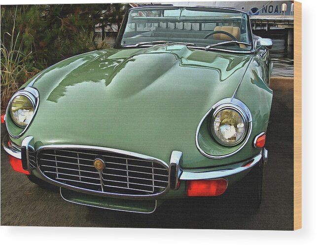 Jaguar Wood Print featuring the photograph Mint Jaguar by Thom Zehrfeld