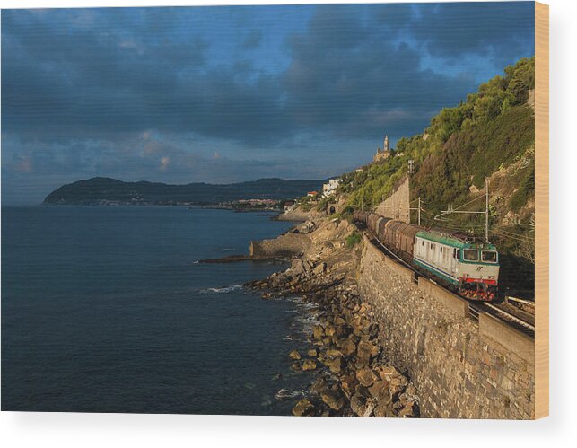 Train Wood Print featuring the photograph Missing Railway by Andrea Sosio