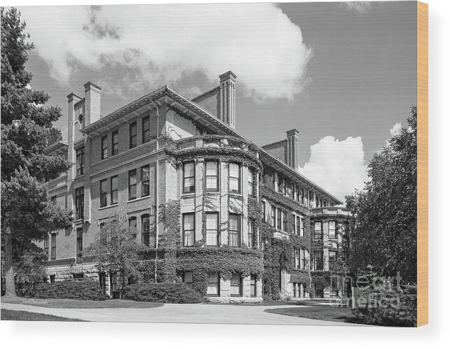 Missouri S&t Wood Print featuring the photograph Missouri University of Science and Technology Norwood Hall by University Icons