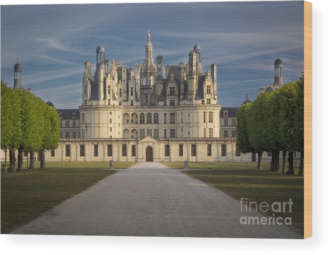Chateau Wood Print featuring the photograph Morning Chateau by Brian Jannsen