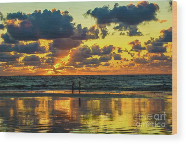 Landscape Wood Print featuring the photograph Morning Clouds by Southern Photo