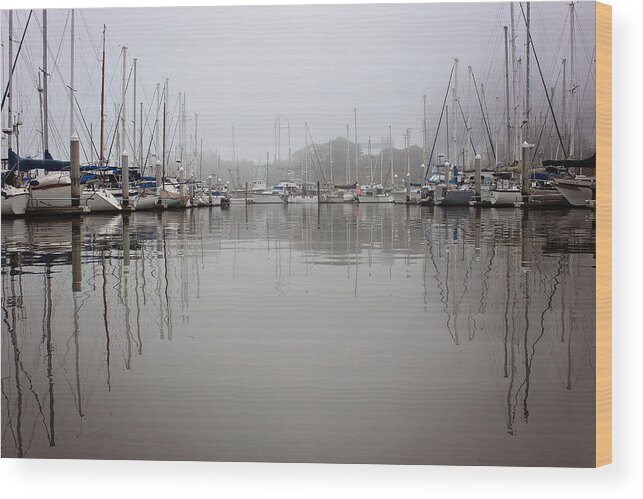 Harbor Wood Print featuring the photograph Morning in the Harbor by Deana Glenz