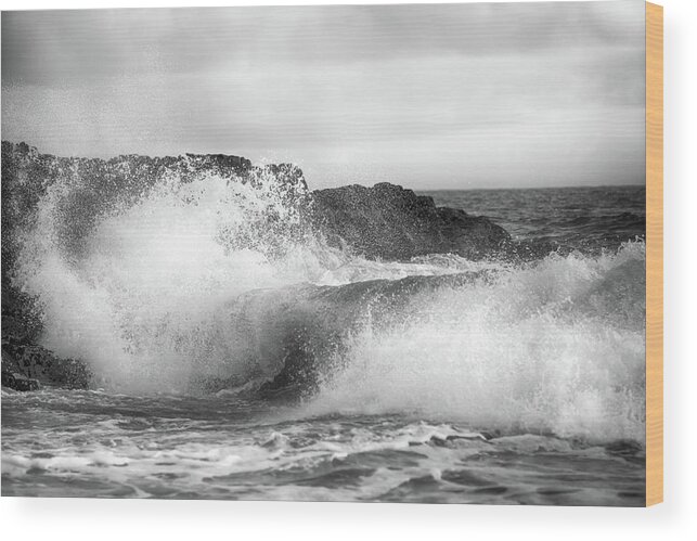 Kauai Wood Print featuring the photograph Morning Surf by Jason Wolters