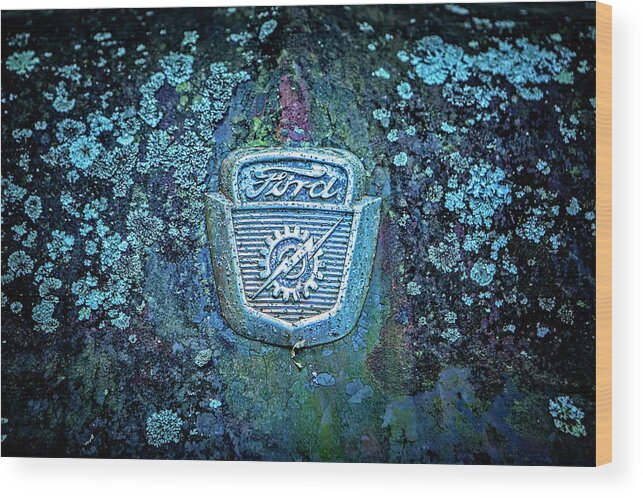 Ford Wood Print featuring the photograph Mossy Ford by Rod Kaye