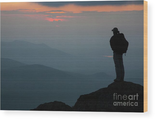 Adventure Wood Print featuring the photograph Mount Clay Sunset - White Mountains, New Hampshire by Erin Paul Donovan