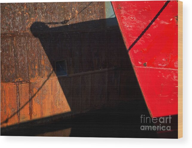 Fishing Wood Print featuring the photograph New Bedford Waterfront XX by David Gordon
