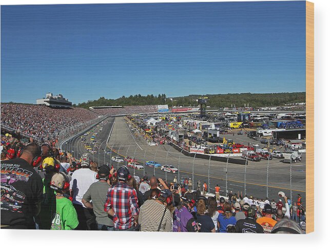 Safety Car Wood Print featuring the photograph New Hampshire Motor Speedway Safety Car by Juergen Roth