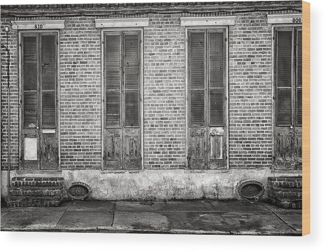 New Orleans Living Wood Print featuring the photograph New Orleans Living by Steven Michael