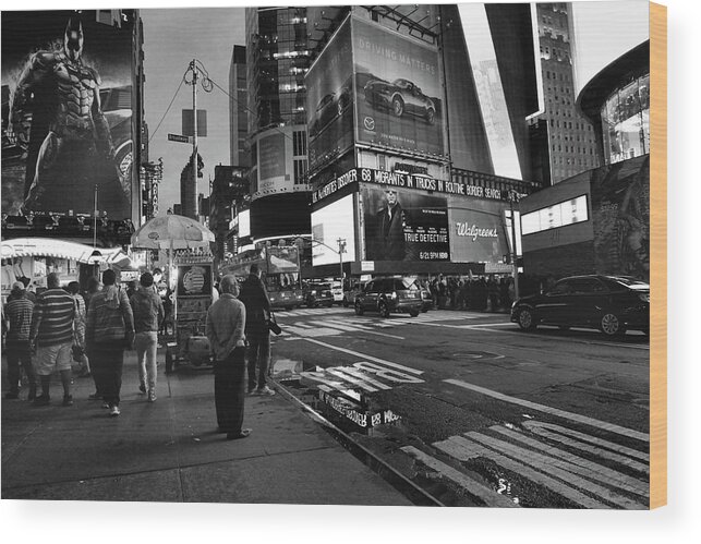 New York Wood Print featuring the photograph New York, New York 1 by Ron Cline