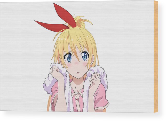 Nisekoi Wood Print featuring the digital art Nisekoi by Maye Loeser