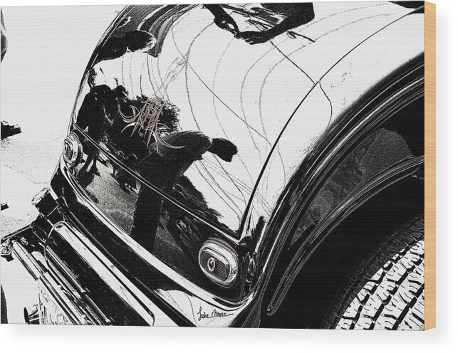 Hot Rod Wood Print featuring the photograph No. 1 by Luke Moore