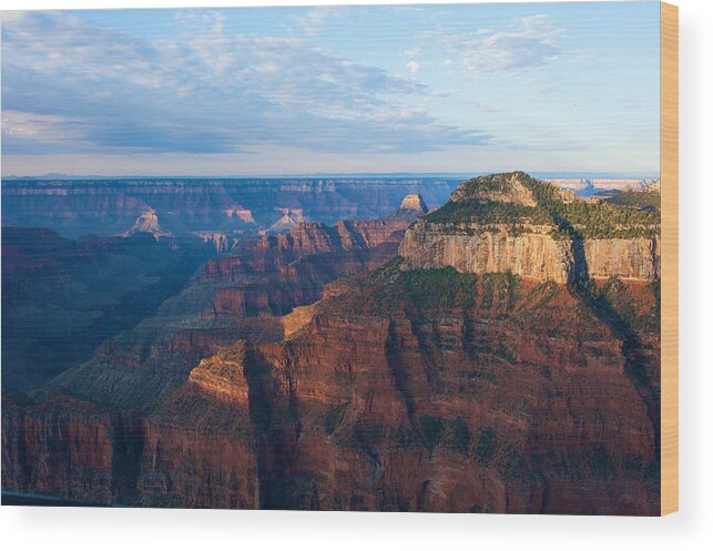 Photograph Wood Print featuring the photograph North Rim by Richard Gehlbach